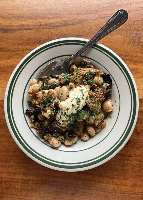 A bowl of beans is one of the best wine bar small plates. Check out the rest of the ranking here. 