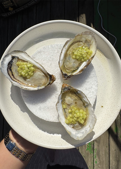 Oysters are one of the best wine bar small plates. Check out the rest of the ranking here. 