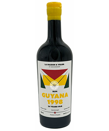 La Maison & Velier Flag Series 24 Year Old Guyana Rum 1998 is one of the best spirits for 2024. 