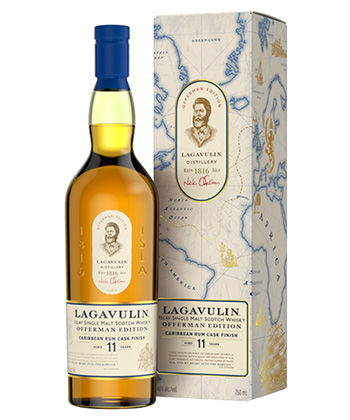 Lagavulin Offerman Edition: Caribbean Rum Cask Finish Aged 11 Years is one of the best spirits for 2024. 