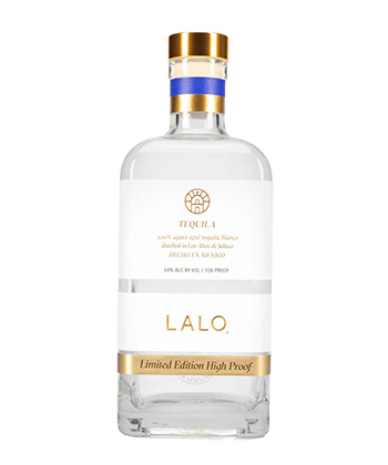 LALO Tequila High Proof is one of the best spirits for 2024. 