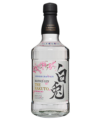 Matsui Gin 'The Hakuto' is one of the best spirits for 2024. 