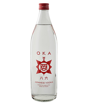 OKA Brand Vodka is one of the best spirits for 2024. 