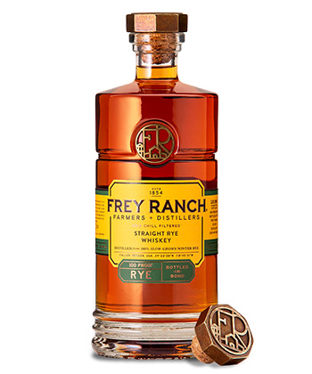 Frey Ranch Straight Rye Whiskey is one of the best rye whiskeys to gift this holiday season. Check out the rest of the list here. 