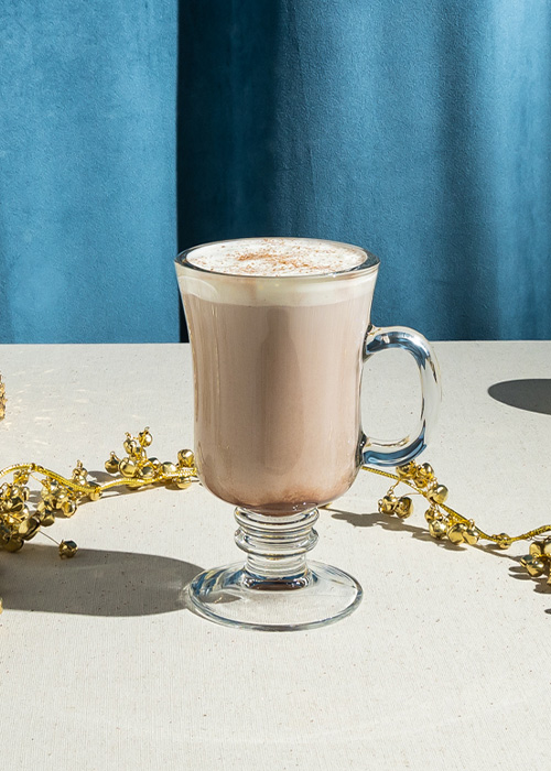 The Lodge Chaud is one of the best hot chocolate cocktails to make this winter. 