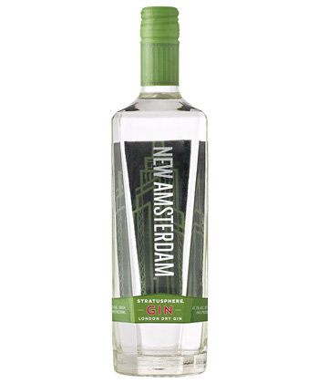 Stratusphere London Dry Gin by New Amsterdam is one of the best gins to gift this holiday season (2024). 