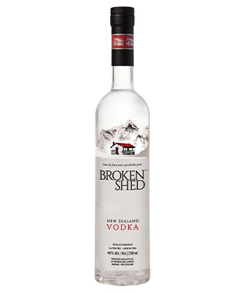 Broken Shed Vodka is one of the best vodkas to gift this holiday season (2024). 