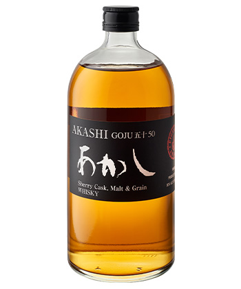 Akashi Goju Sherry Cask is one of the best Japanese whiskies for 2024. 