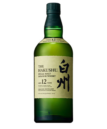 The Hakushu Single Malt Aged 12 Years is one of the best Japanese whiskies for 2024. 