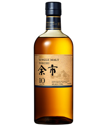 Nikka Yoichi Single Malt 10-Year-Old is one of the best Japanese whiskies for 2024. 