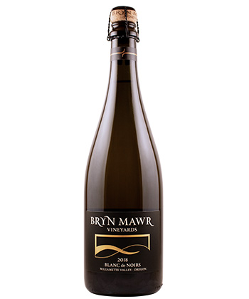 Bryn Mawr Vineyards Blanc de Noirs 2018 is one of the best sparkling wines for 2024. 