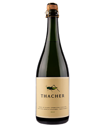 Thacher Winery and Vineyard Blanc de Blanc 2019 is one of the best sparkling wines for 2024. 