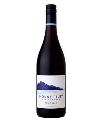 Mount Riley Pinot Noir Marlborough 2022 is one of the best Pinot Noirs from New Zealand. 