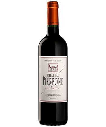 Château Pierbone Haut-Médoc 2016 is one of the best red Bordeauxs under $30. 