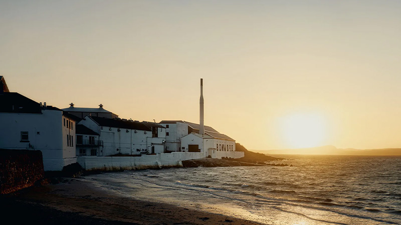 Bowmore Distillery in Bowmore, Isle of Islay, Scotland is one of the world's oldest distilleries. 