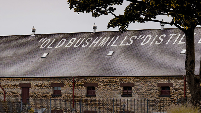 Old Bushmills Distillery in Bushmills, County Antrim, Northern Ireland is one of the oldest distilleries in the world. 