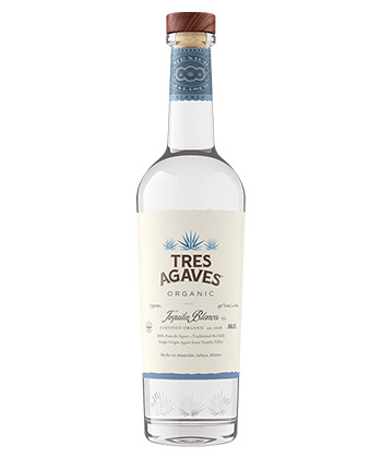 Tres Agaves Tequila Blanco is one of the best tequilas for gifting this holiday season (2024).