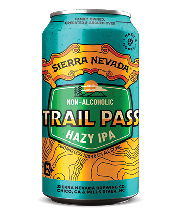 Sierra Nevada Trail Pass Hazy IPA is one of the best nonalcoholic beers for 2025. 