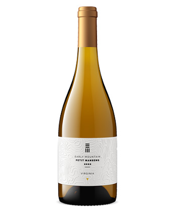 Early Mountain Petit Manseng 2022 is one of the best white wines for 2025. 