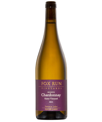 Fox Run Vineyards Kaiser Vineyard Reserve Chardonnay 2021 is one of the best white wines for 2025. 