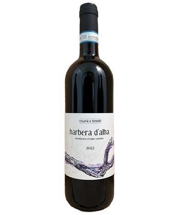 Rosavica Benotti Barbera d’Alba 2022 is one of the best Barberas from Piedmont. 