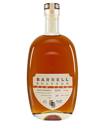 Barrell Bourbon New Year 2025 is one of the best bourbons for 2025. 