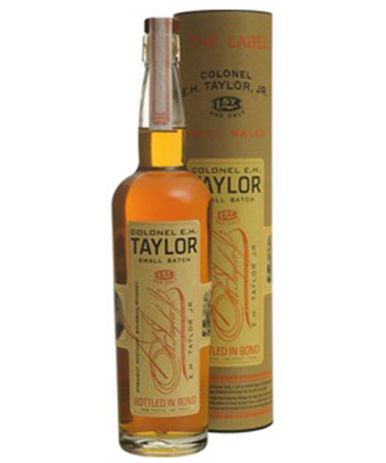 Colonel E.H. Taylor Jr. Small Batch Kentucky Straight Bourbon is one of the best bourbons for 2025. 