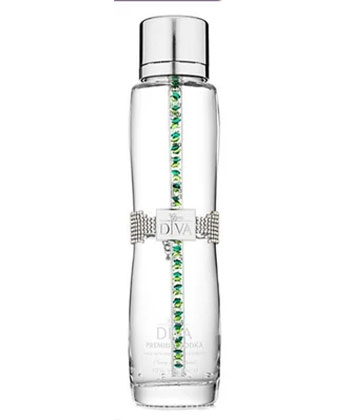 Diva Vodka is one of the most expensive vodkas in the world.