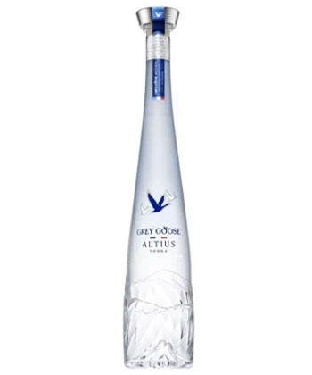 Grey Goose Altius Vodka is one of the most expensive vodkas in the world.