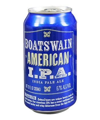 Boatswain American IPA is one of the best Trader Joe's Beers. 