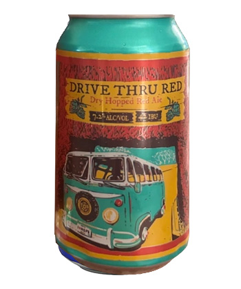 Drive Thru Red Dry Hopped Red Ale is one of the best beers from Trader Joe's. 