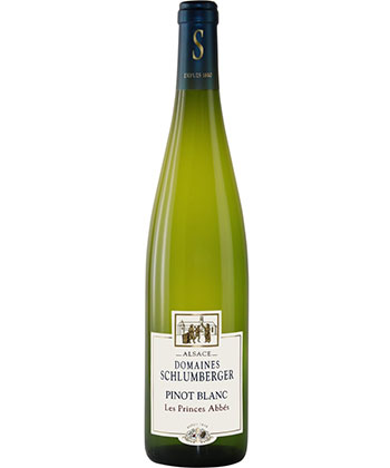 Domaine Schlumberger Les Princes Abbés Pinot Blanc is one of the best bargain wines, according to wine pros. 