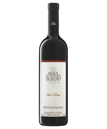 Paolo Scavino Vino Rosso is one of the best bargain wines, according to wine pros. 