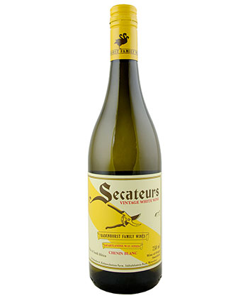 A.A. Badenhorst ‘Secateurs’ Chenin Blanc is one of the best bang for your buck white wines, according to wine professionals. 