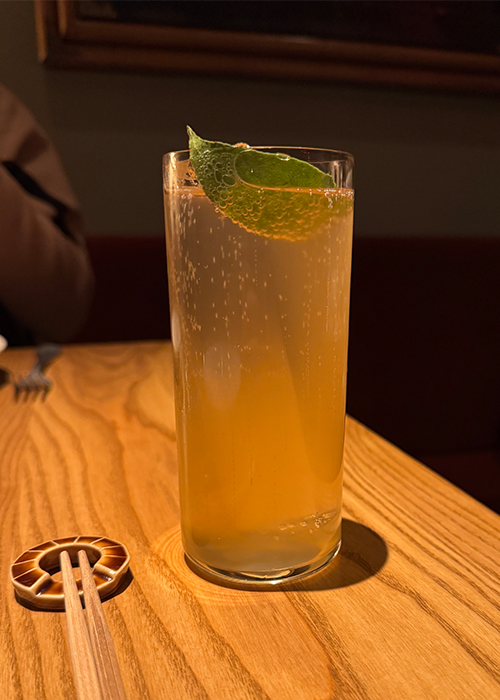 Highballs at Kiko are one of the best things to drink in NYC right now. 