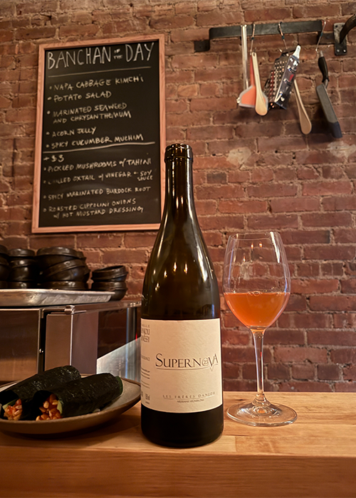 Skin-Contact Wine at Sunn’s is one of the best things to drink in NYC right now. 