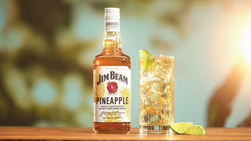 Jim Beam Pineapple / ジムビーム パイナップル750ml Jim Beam Pineapple Flavored Whiskey