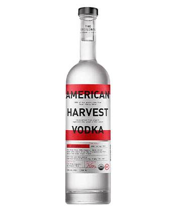 American Harvest Vodka is one of the best vodkas for cocktails, according to bartenders. 