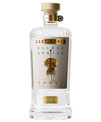 Castle & Key Sacred Spring Vodka is one of the best vodkas for cocktails, according to bartenders. 