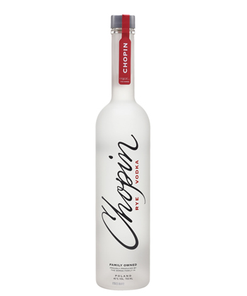 Chopin Rye Vodka is one of the best vodkas for cocktails, according to bartenders. 