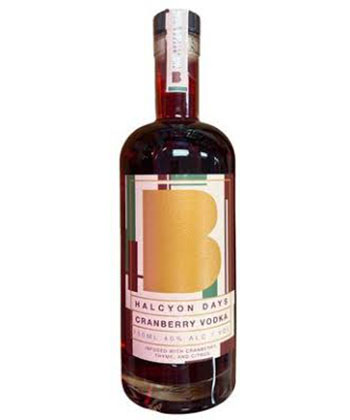 Halcyon Days Cranberry Thyme Vodka is one of the best vodkas for cocktails, according to bartenders. 