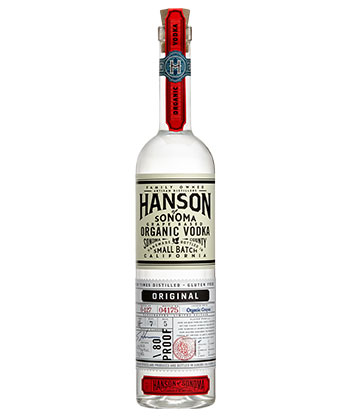 Hanson of Sonoma Organic Vodka is one of the best vodkas for cocktails, according to bartenders. 