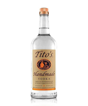 Tito's Handmade Vodka is one of the best vodkas for cocktails, according to bartenders. 