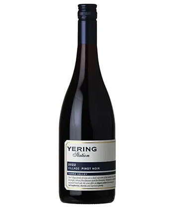 Yering Station ‘Village’ Pinot Noir 2022 is one of the best Pinot Noirs from Australia. 