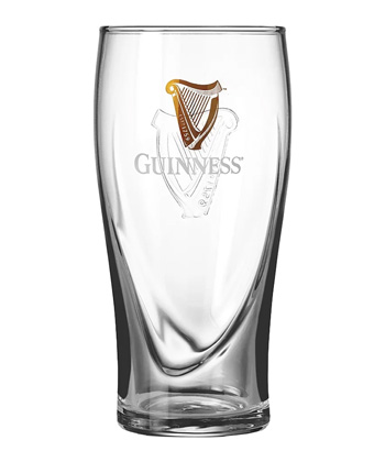 The Contoured Gravity Glass is one of the many Guinness glasses in existence.