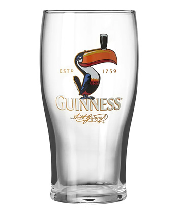 The Original Guinness Pint Glass is one of the many Guinness glasses.