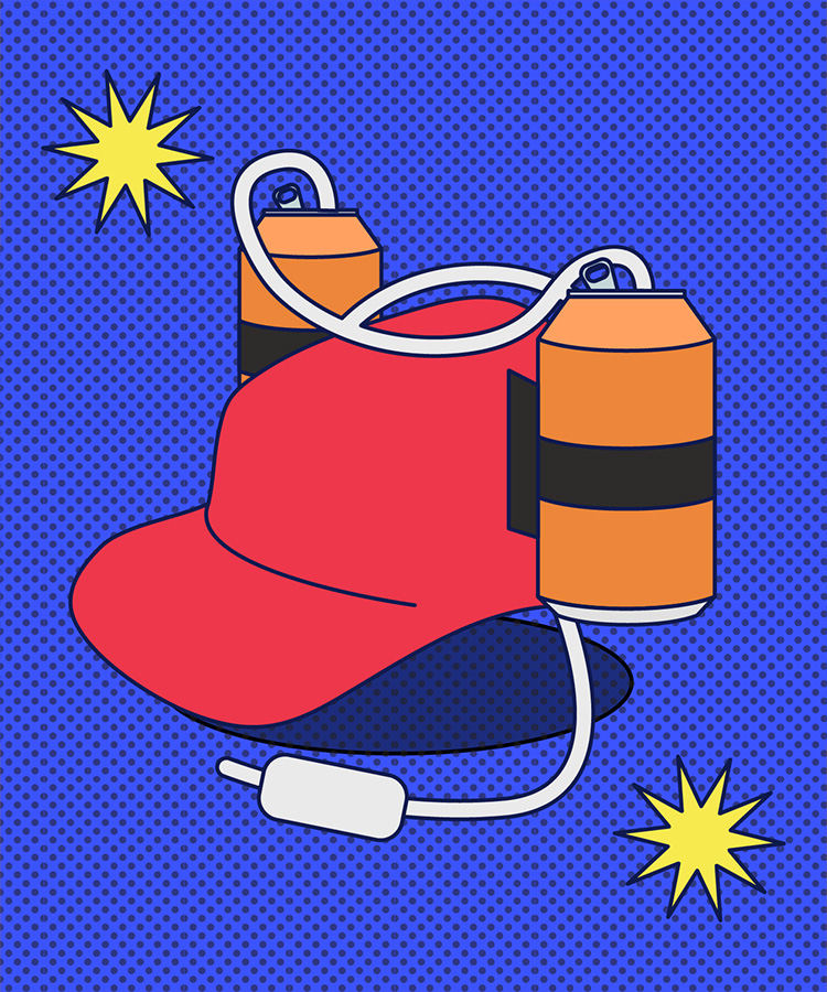 Yuppies, Sports, and Suds: The Boozy History of the Beer Helmet