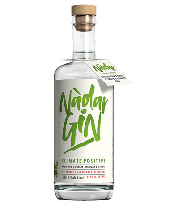 Arbikie Nàdar Gin is one of the best gins for 2025. 