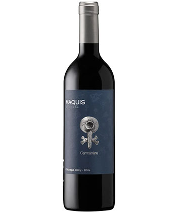 Viña Maquis Carménère ‘Revela’ 2022 is one of the best Carménères from Chile. 