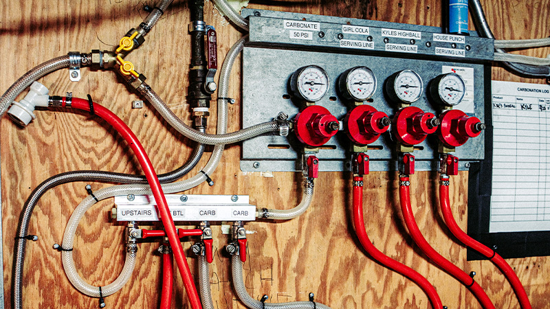 Lullaby is using inline flow control modules to increase the carbonation in its draft cocktails.